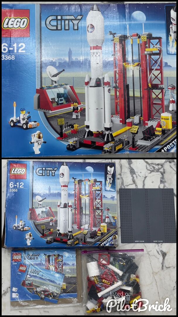 Used/PO Set Lego 3368 Space Center, Avinash | PilotBrick.in