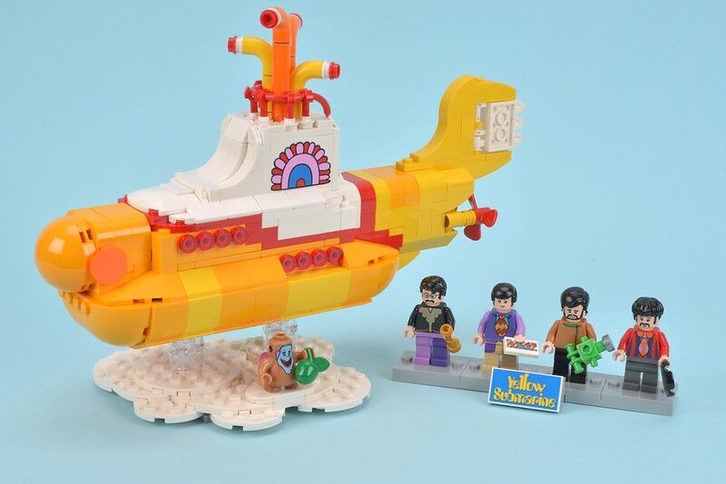 beatles yellow submarine lego playset beatles yellow submarine lego playset