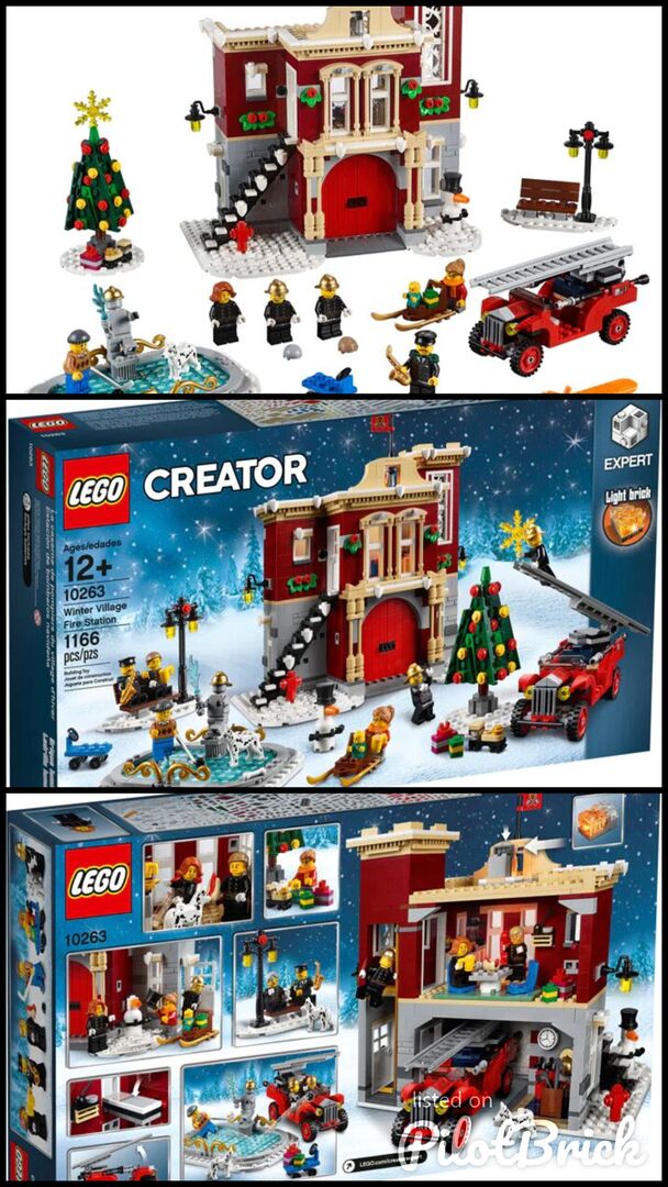 lego creator winter village fire station